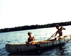 Katherine McDougal Wheeler McCandless; Canoe